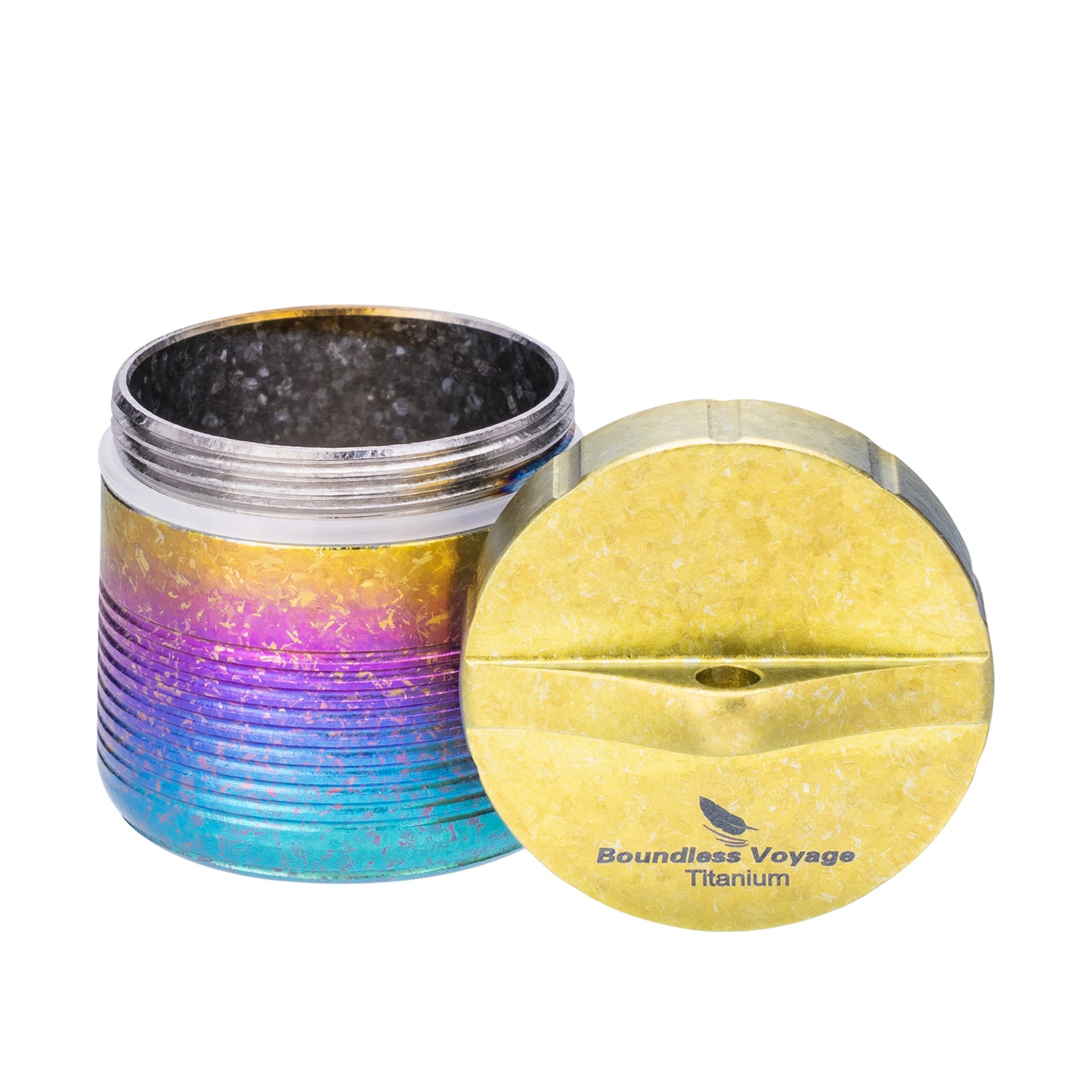Boundless Voyage Titanium Pill Container – Waterproof Airtight Pill Box with Lanyard for Travel, EDC & Daily Use