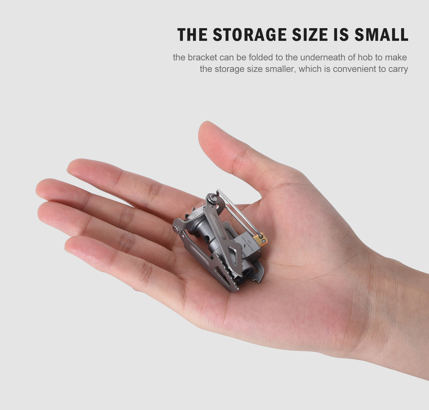 Boundless Voyage Titanium Mini Camping Stove – Ultralight, Durable & Portable Outdoor Cooking Stove for Hiking, Backpacking & Bushcraft