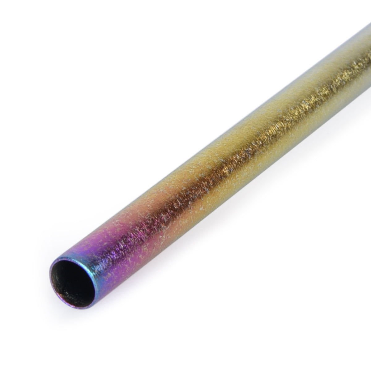 Boundless Voyage Titanium Curved Straw – Eco-Friendly TA1 Titanium Reusable Straw with Cleaning Brush | Multicolor for Juice, Water & Coffee