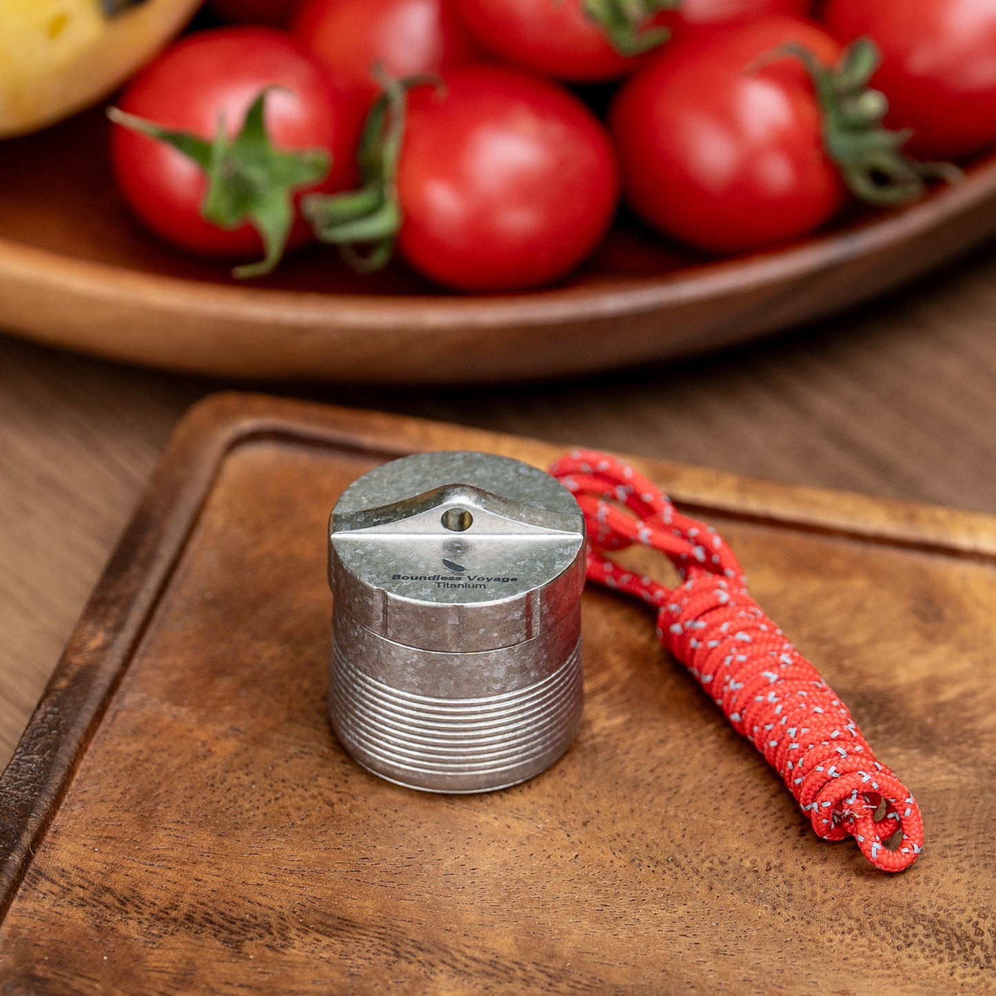 Boundless Voyage Titanium Pill Container – Waterproof Airtight Pill Box with Lanyard for Travel, EDC & Daily Use