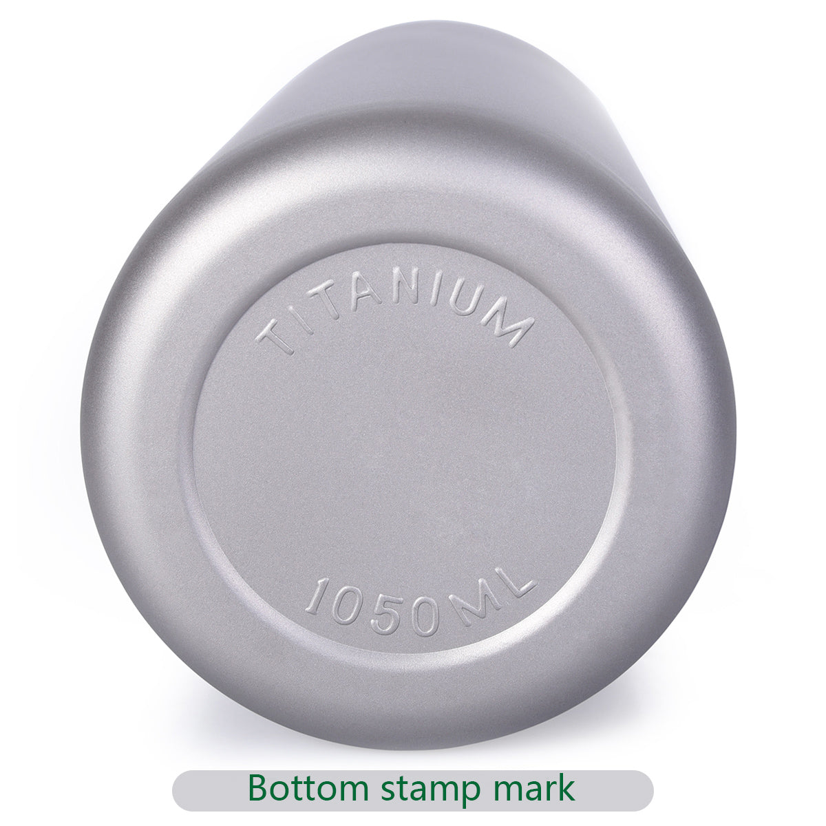 Boundless Voyage 1050ml Titanium Water Bottle – Ultralight, Wide-Mouth Drinkware with Handle for Tea, Coffee & Wine | Camping, Hiking, Cycling & Outdoor Sports