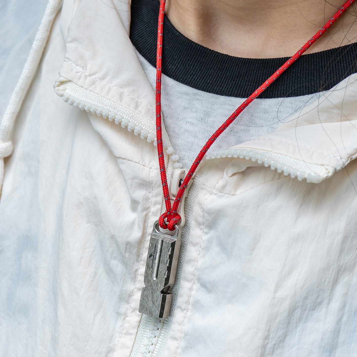 Boundless Voyage TA1 Titanium Dual Tube Survival Whistle – High Decibel Emergency Safety Whistle for Camping, Hiking, Backpacking & Outdoor Rescue