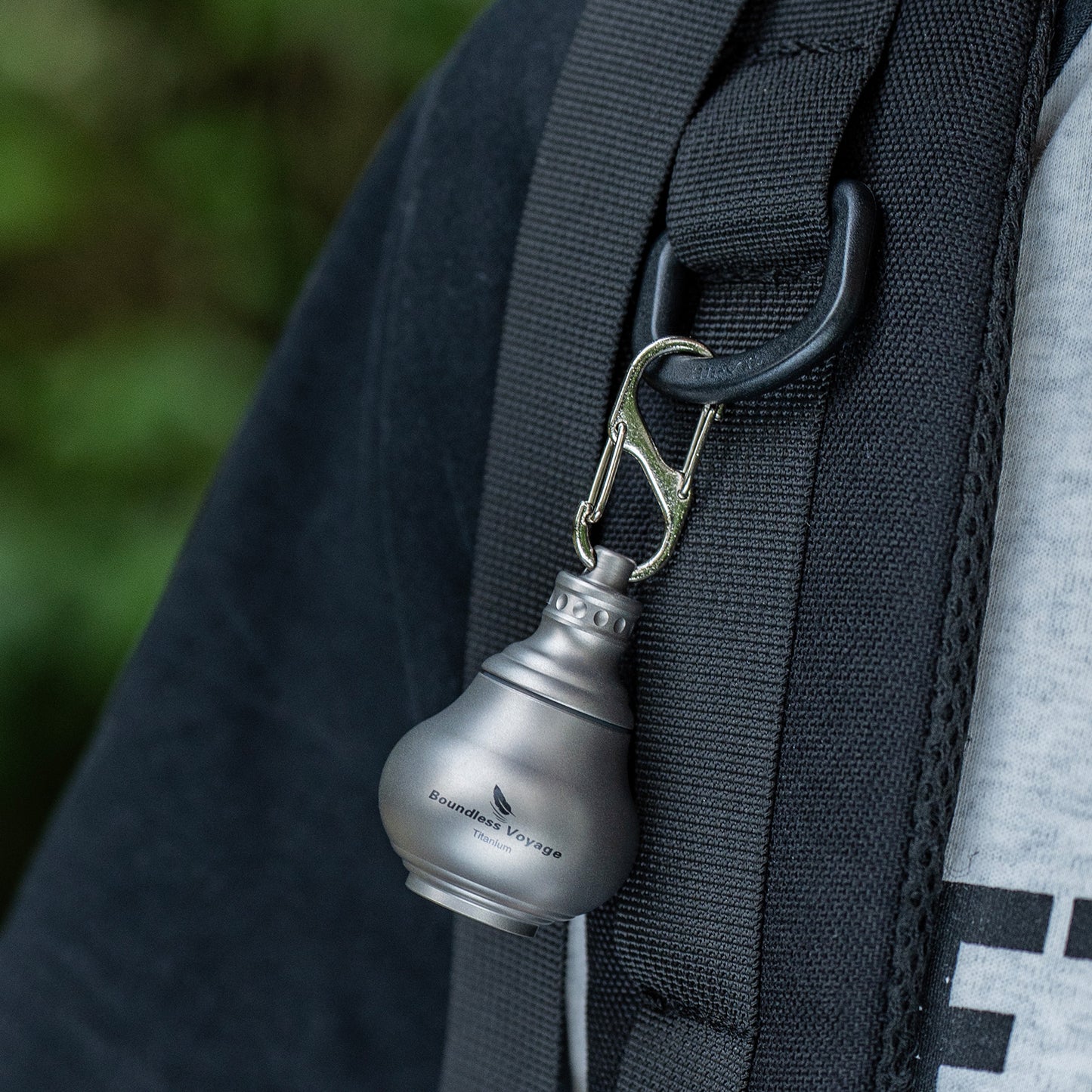 Boundless Voyage Titanium Mini Medicine Bottle – Ultralight Waterproof Pill Jar for Travel, EDC & Outdoor Use