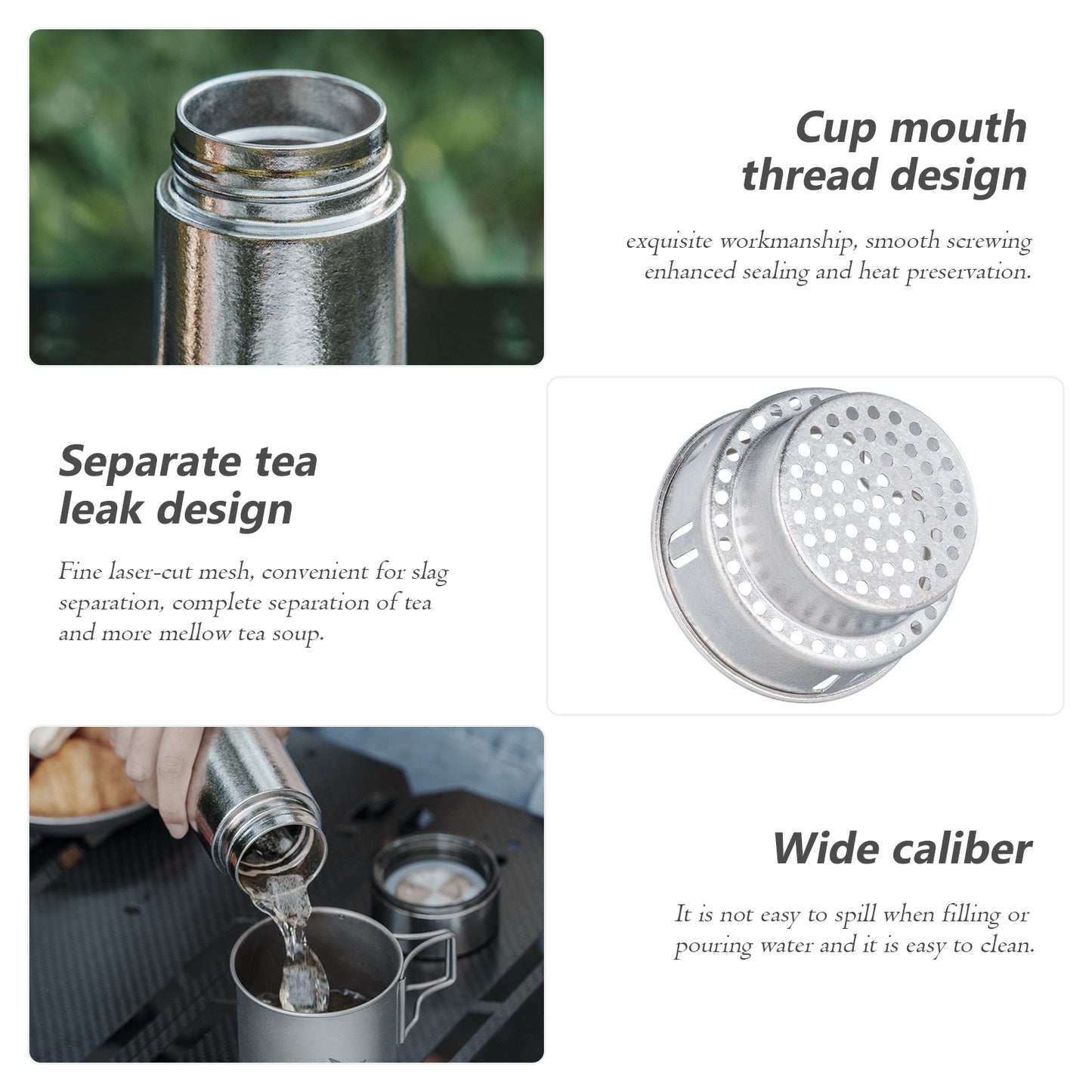 Boundless Voyage 280ml Titanium Vacuum Flask – Leakproof Sports Water Bottle, Keeps Drinks Hot & Cold