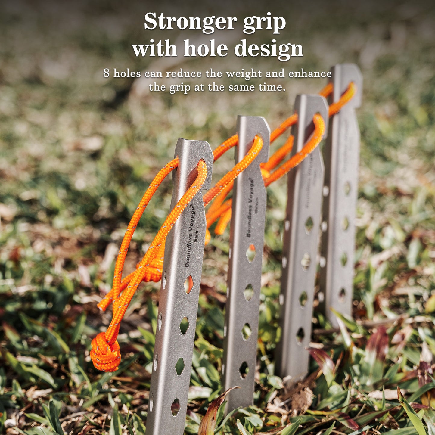 Boundless Voyage Camping Titanium Tent Stakes Pegs Nails Ultralight Outdoor Accessories