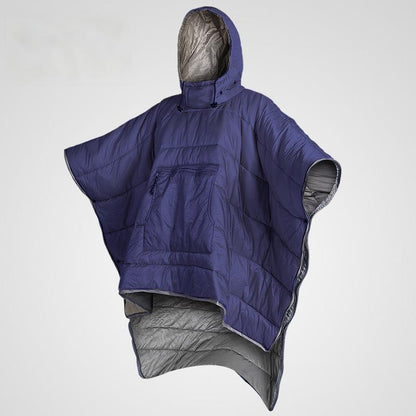 Adult Wearable Sleep Sack – Outdoor Camping & Hiking, Lightweight Hollow Cotton, Warm Winter Cloak Sleeping Bag
