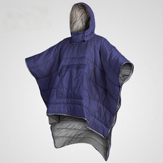 Adult Wearable Sleep Sack – Outdoor Camping & Hiking, Lightweight Hollow Cotton, Warm Winter Cloak Sleeping Bag
