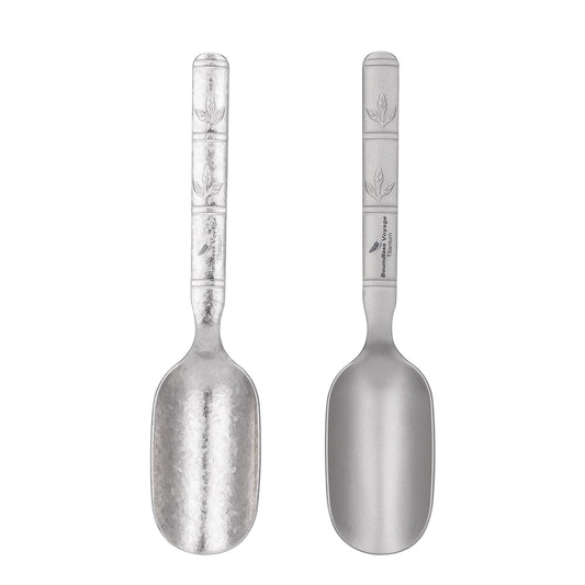 Boundless Voyage TA1 Titanium Spoon 2PCS– Ultralight Portable Camping Spoon for Hiking, Backpacking, Travel & Everyday Use