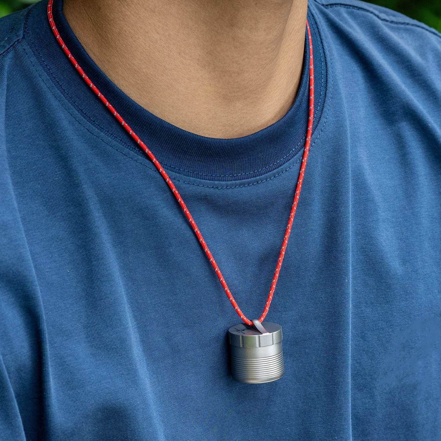 Boundless Voyage Titanium Pill Container – Waterproof Airtight Pill Box with Lanyard for Travel, EDC & Daily Use