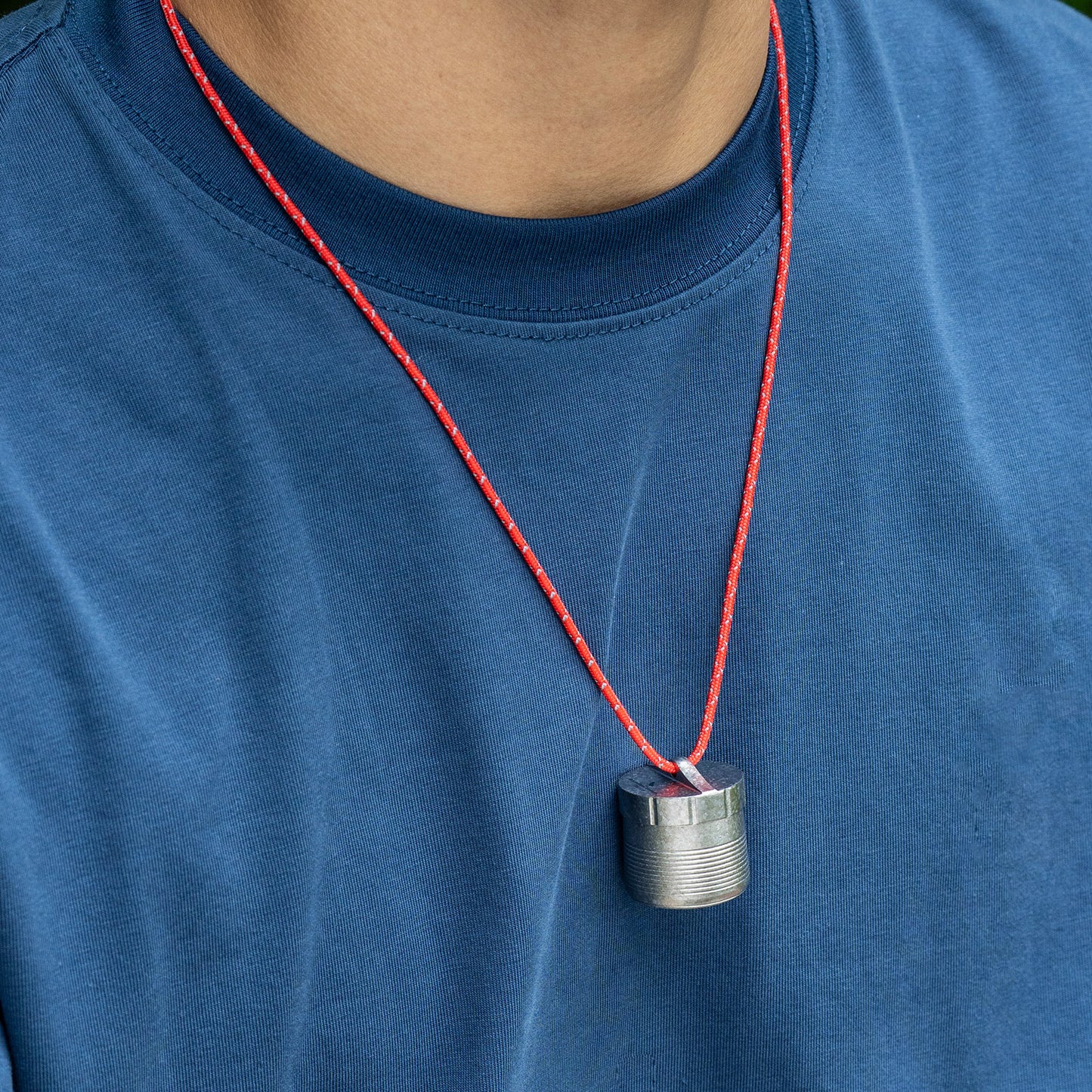 Boundless Voyage Titanium Pill Container – Waterproof Airtight Pill Box with Lanyard for Travel, EDC & Daily Use