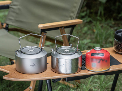 Boundless Voyage Titanium Kettle With Folding Handle 1000ml