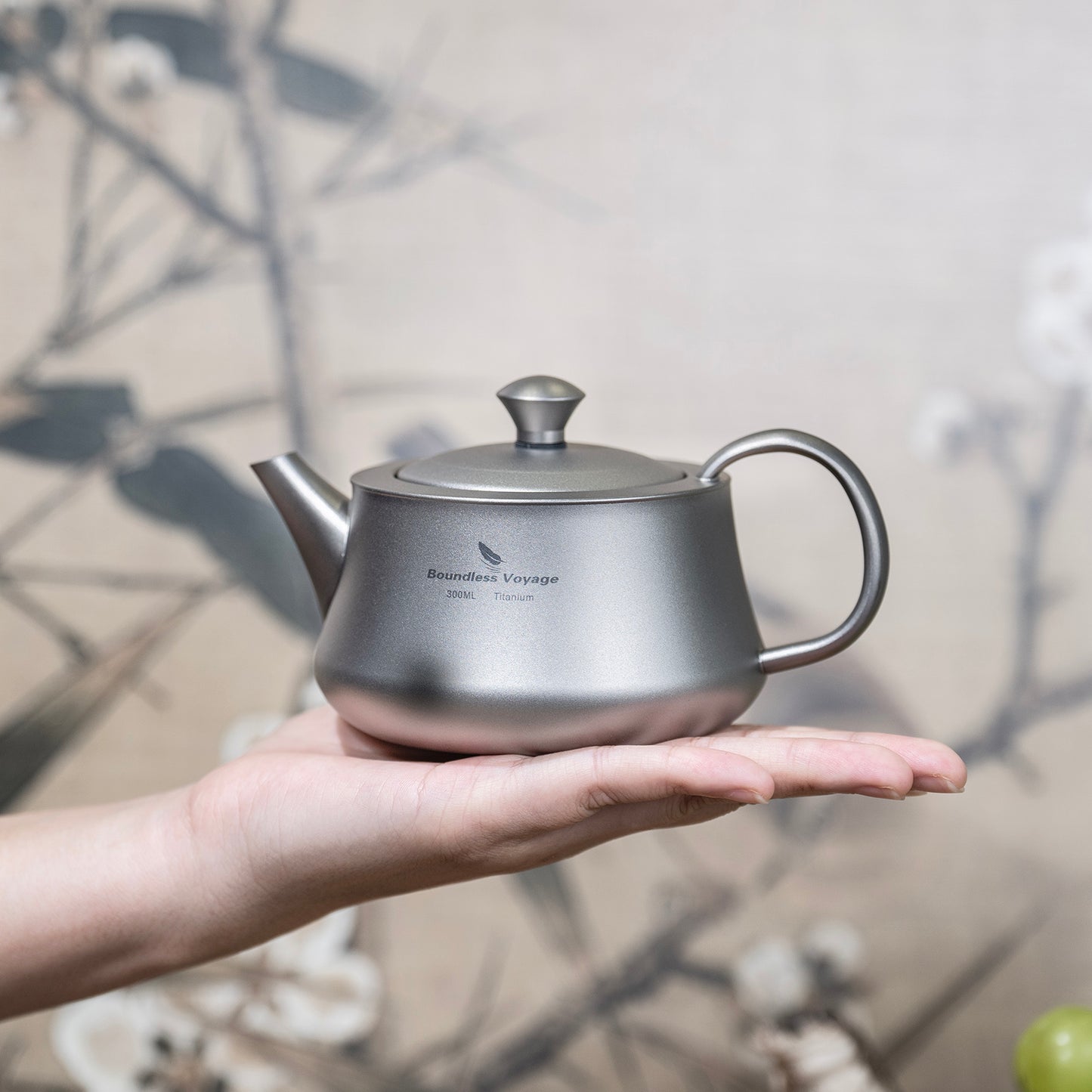 Boundless Voyage 300ml TA1 Titanium Mini Kettle – Ultralight Portable Coffee & Tea Pot for Camping, Hiking & Travel