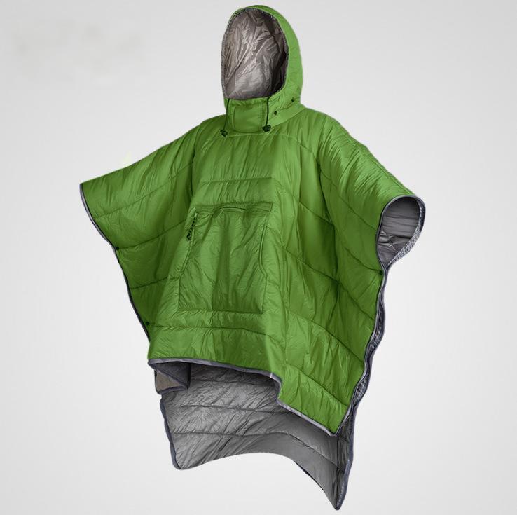 Adult Wearable Sleep Sack – Outdoor Camping & Hiking, Lightweight Hollow Cotton, Warm Winter Cloak Sleeping Bag
