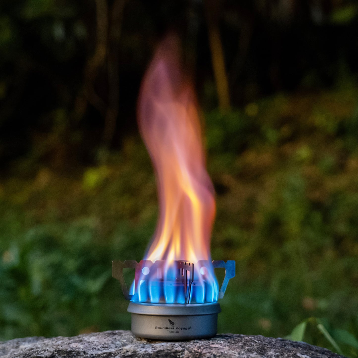 Boundless Voyage Titanium Spirit Alcohol Stove Outdoor Camping Mini Spirit Cooker Alcohol Burner for Picnic Backpacking