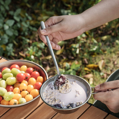 Boundless Voyage Titanium Camping Cutlery Set – Knife, Fork, Spoon & Chopsticks, Ultralight Tableware for Outdoor Travel & Home Use