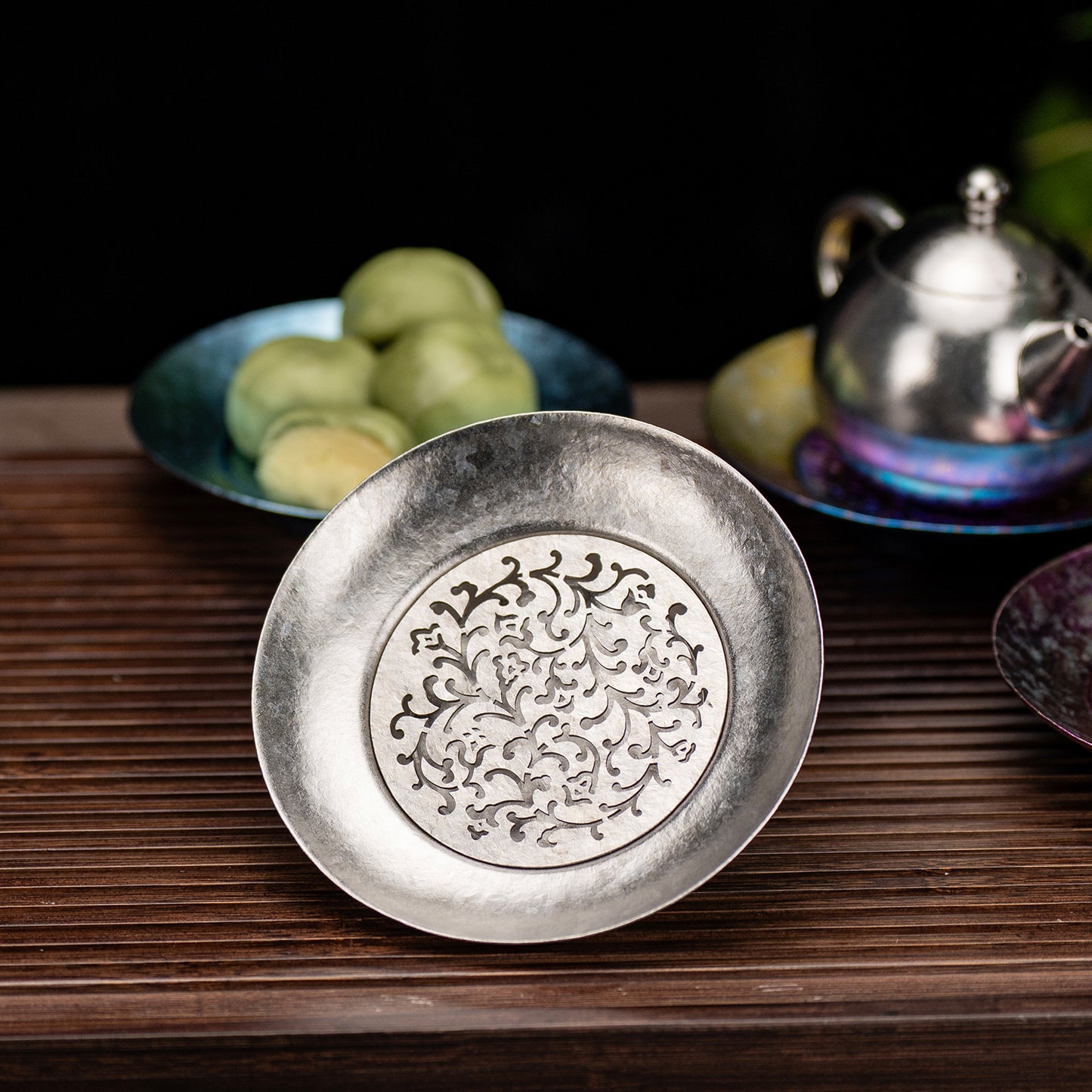 Boundless Voyage Titanium Tea Tray – Detachable Gongfu Tea Drain Tray with Water Storage for Home, Office & Travel
