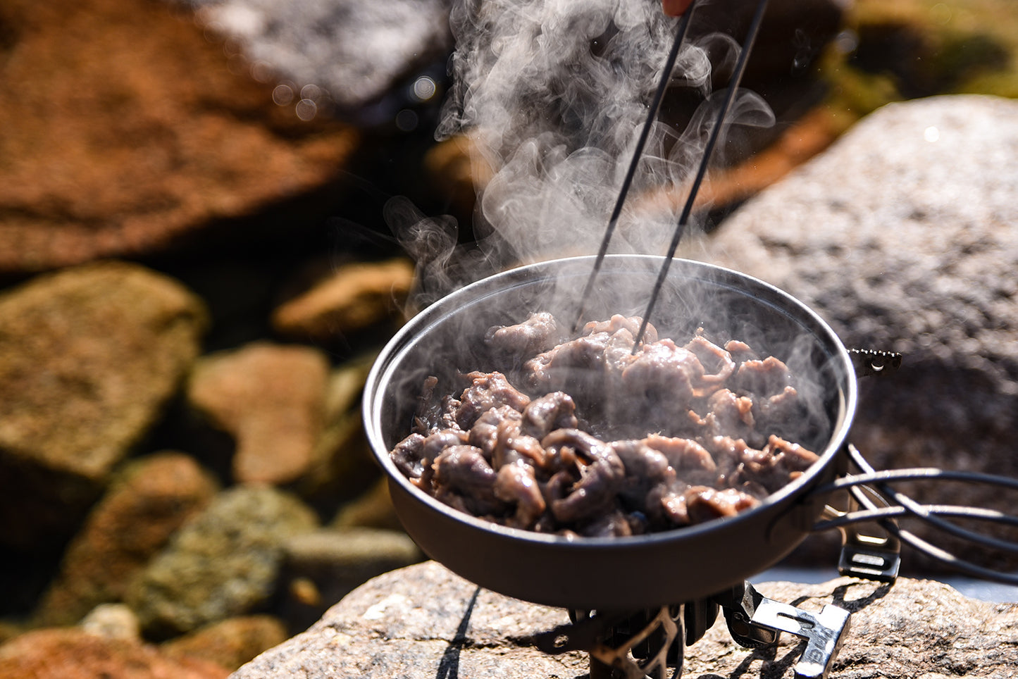 Boundless Voyage TA1 Titanium Pot & Pan Set 500ml + 1000ml with Lid – Ultralight Camping Cookware with Folding Handles for Hiking, Picnic & Outdoor Cooking