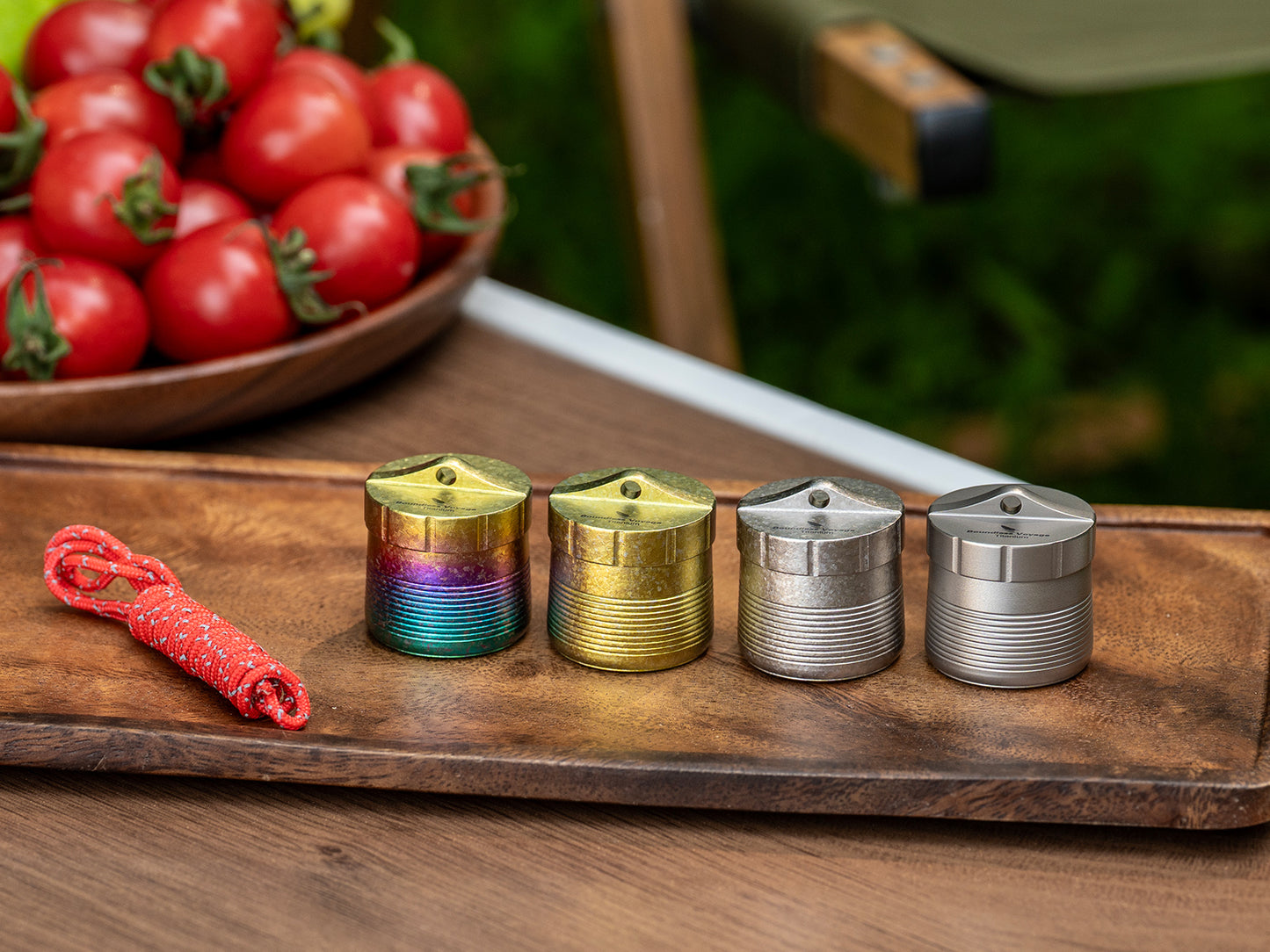 Boundless Voyage Titanium Pill Container – Waterproof Airtight Pill Box with Lanyard for Travel, EDC & Daily Use