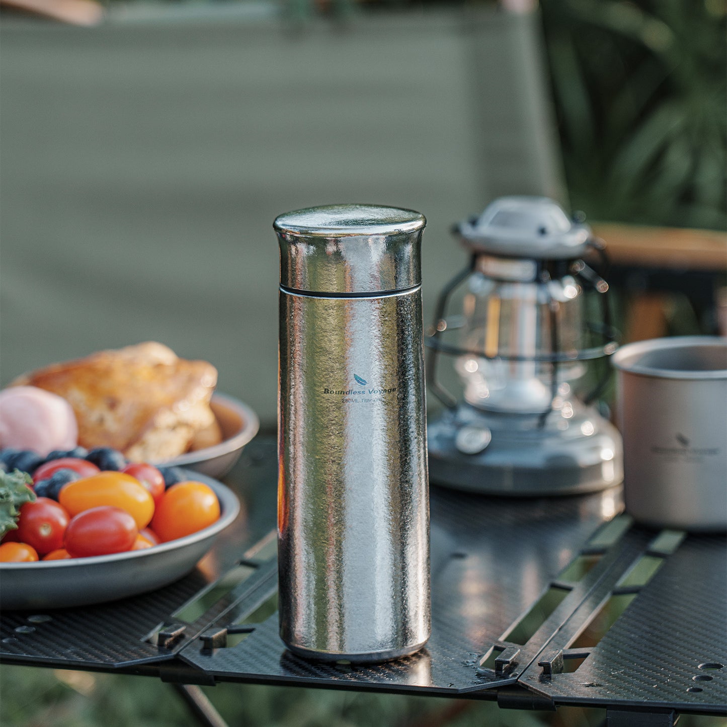 Boundless Voyage 280ml Titanium Vacuum Flask – Leakproof Sports Water Bottle, Keeps Drinks Hot & Cold