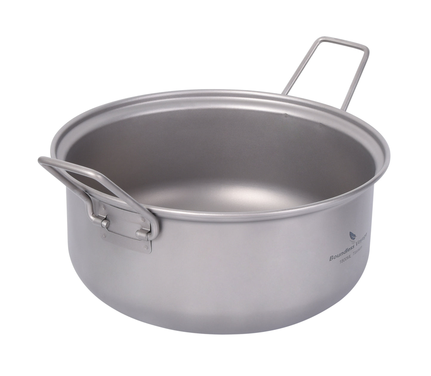 Boundless Voyage Titanium Steamer Pot Set with Lid – Ultralight Camping Stockpot & Steaming Kit, TA1 Titanium Outdoor Cookware for Backpacking, Hiking & Healthy Cooking