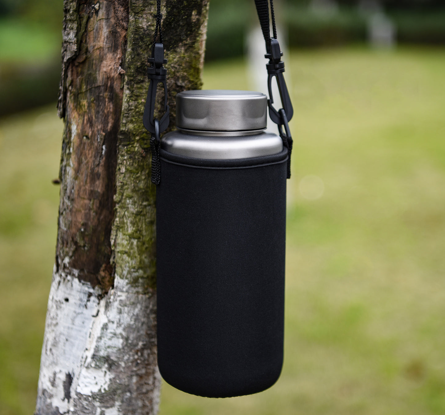 Boundless Voyage Titanium Bottle 1 Liter Single-layer Sports Water Bottle Ultralight Leakproof Drinkware for Outdoor Camping Hiking