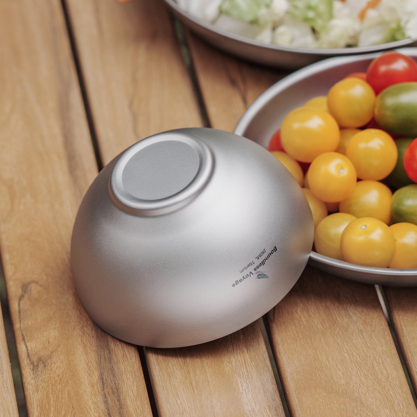 Boundless Voyage Titanium Double-Wall Bowl | Ultralight Portable Camping Cookware & Tableware | Outdoor Hiking Picnic Food Bowl