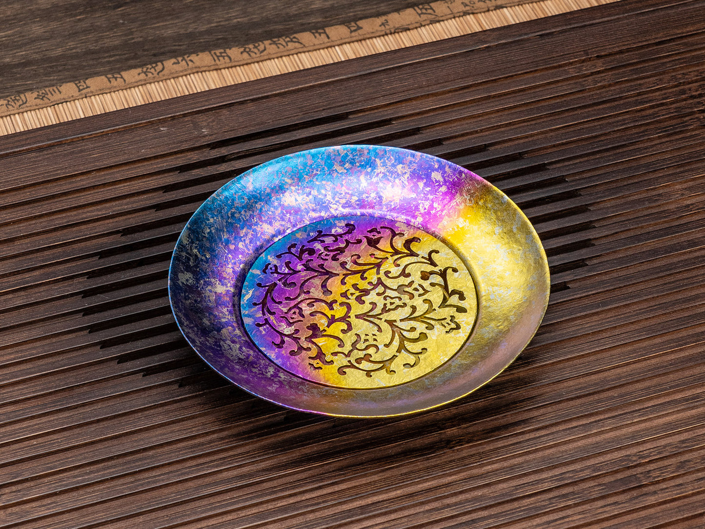 Boundless Voyage Titanium Tea Tray – Detachable Gongfu Tea Drain Tray with Water Storage for Home, Office & Travel