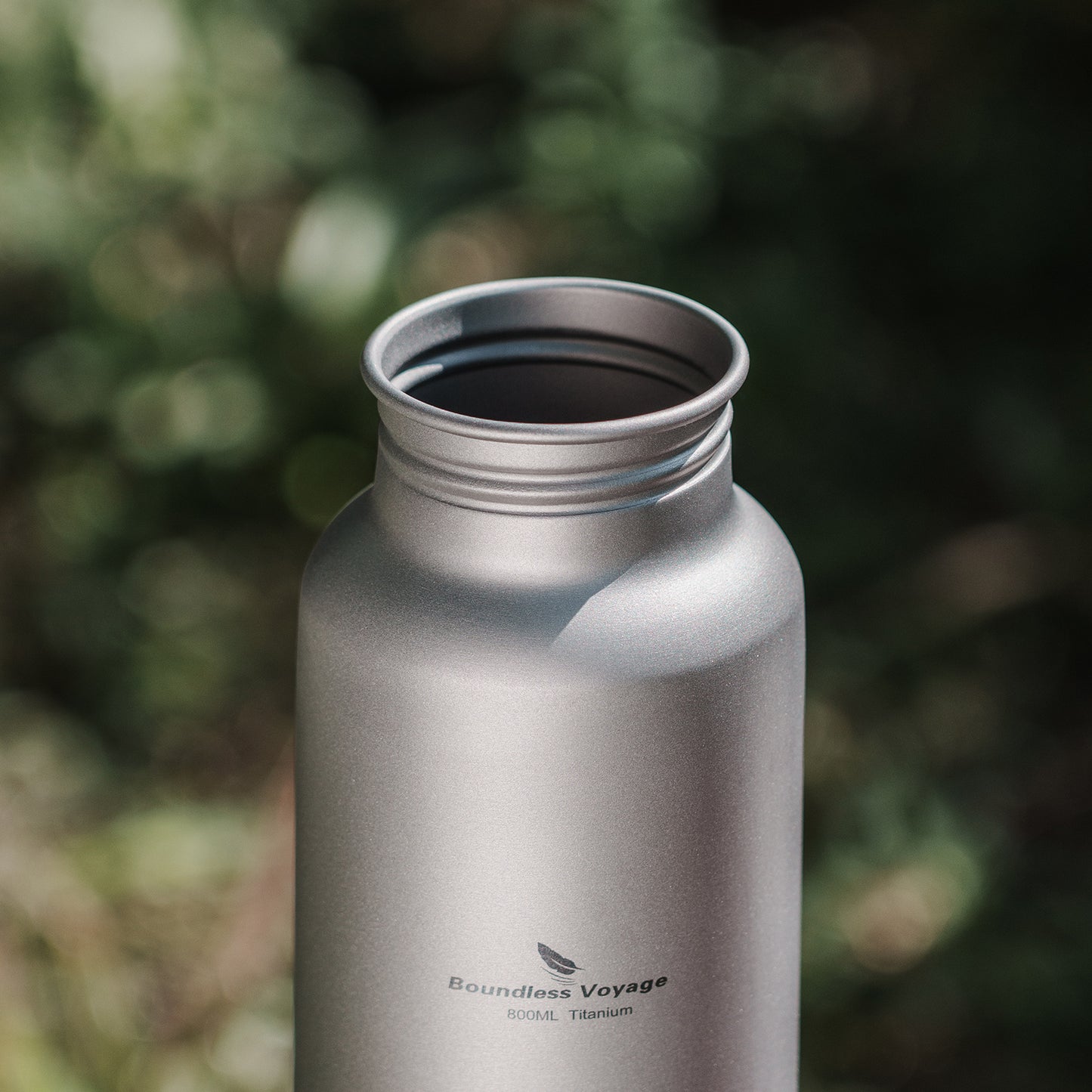 Boundless Voyage 800ml Titanium Water Bottle – Lightweight, Non-Toxic & Perfect for Hiking, Camping & Everyday Use
