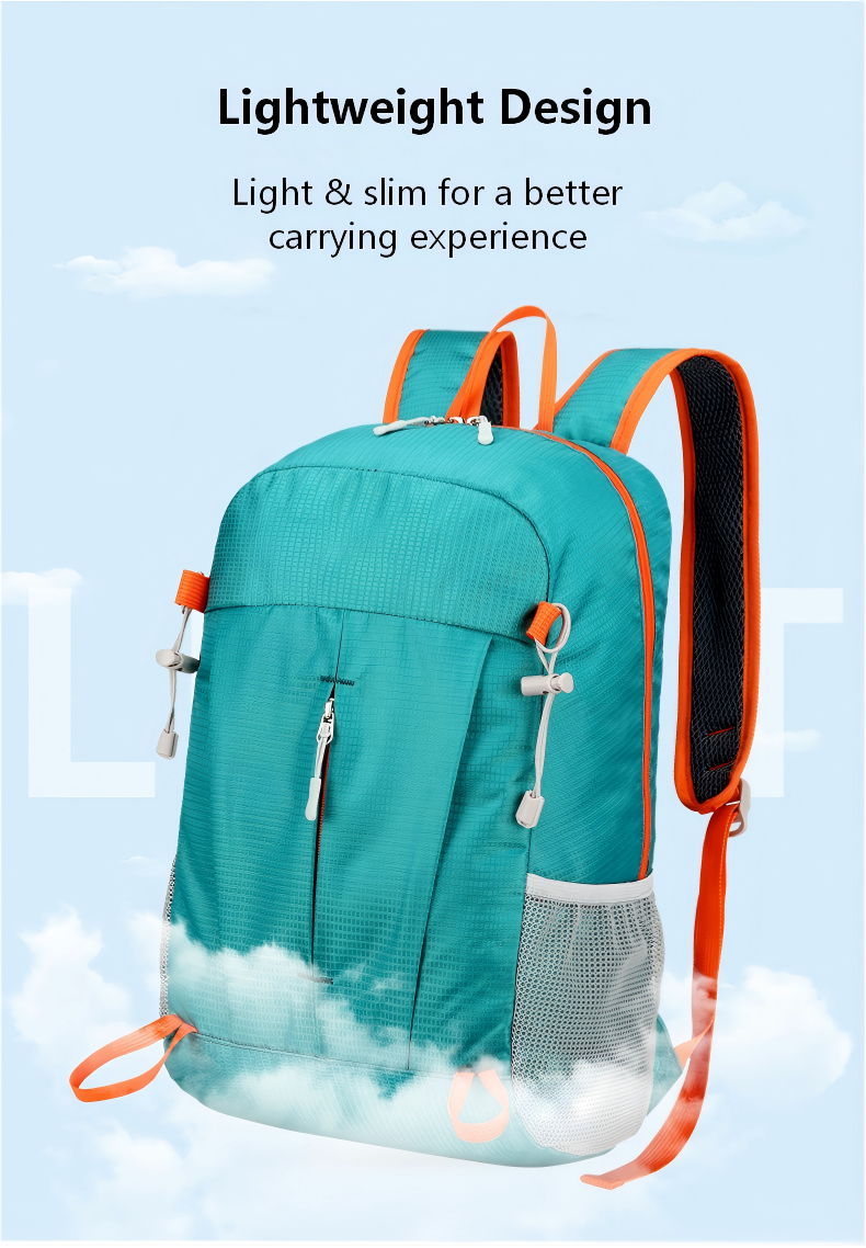 Lightweight Foldable Hiking Backpack – Waterproof Travel Daypack for Men & Women