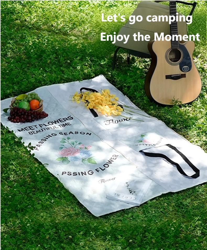 Foldable Picnic Blanket Backpack | Portable Outdoor Mat with Zipper | Waterproof & Moisture-Proof