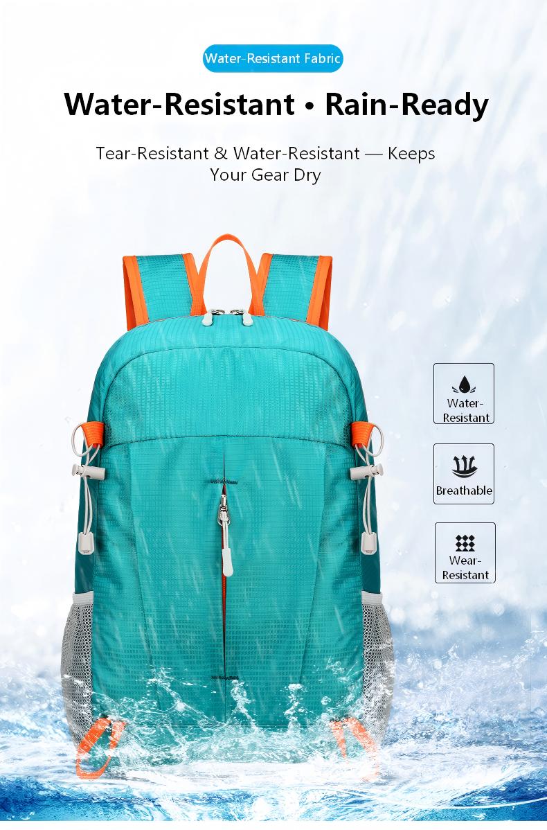 Lightweight Foldable Hiking Backpack – Waterproof Travel Daypack for Men & Women