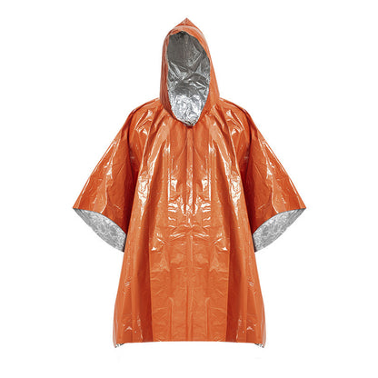 Multi-Purpose Emergency Raincoat – Lightweight Reflective Windproof Poncho for Outdoor Adventures