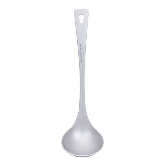Boundless Voyage Titanium Soup Spoon – Ultralight Camping Tableware for Hiking, Travel & Outdoor Dining