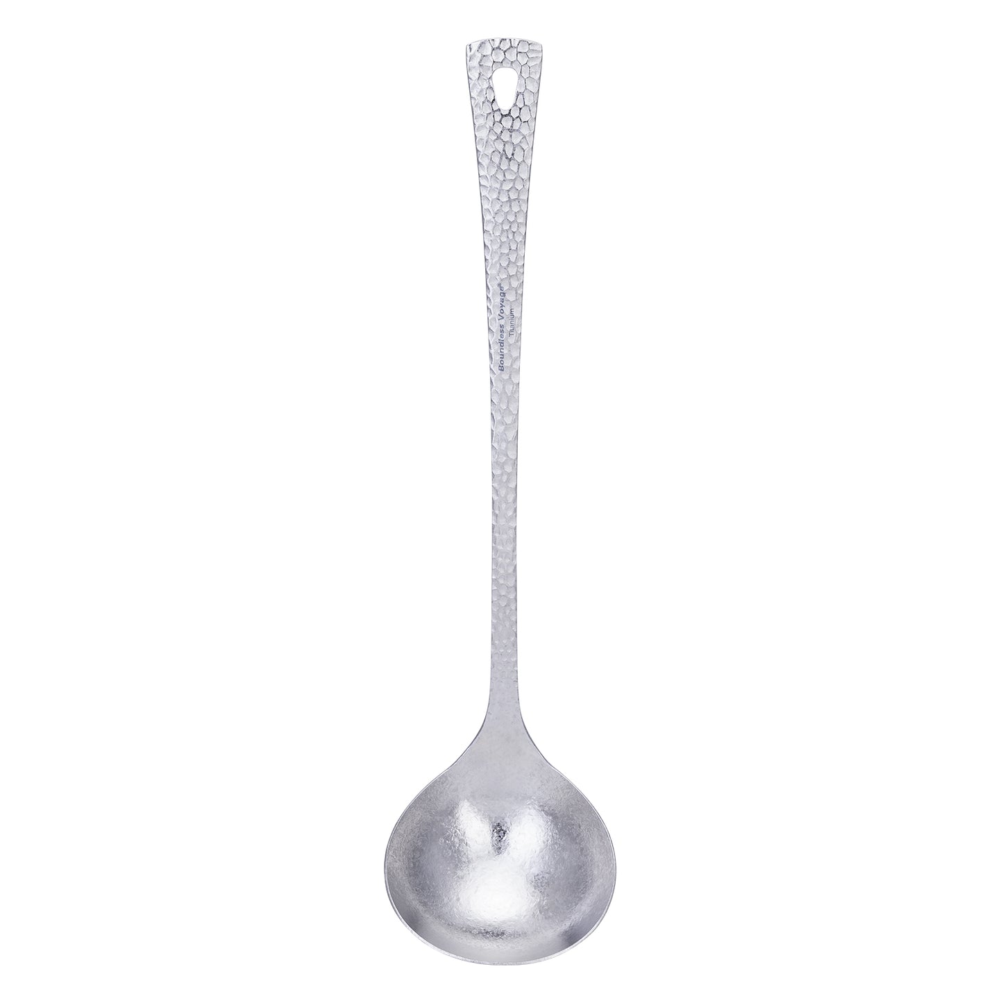 Boundless Voyage Titanium Ladle – Durable Long Handle Soup Spoon for Cooking, Gravy, Sauces & Outdoor Use