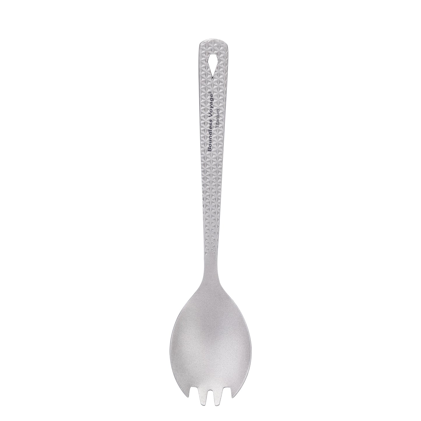 Boundless Voyage Titanium 2-in-1 Spork – Ultralight Camping & Travel Cutlery Non-Coated & Dishwasher Safe