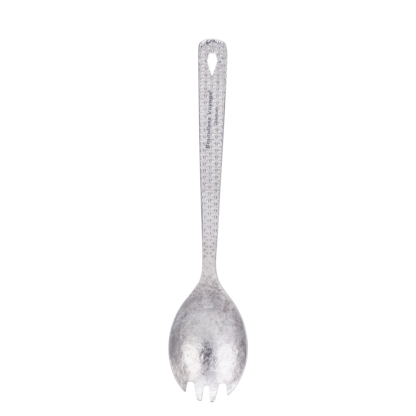 Boundless Voyage Titanium 2-in-1 Spork – Ultralight Camping & Travel Cutlery Non-Coated & Dishwasher Safe