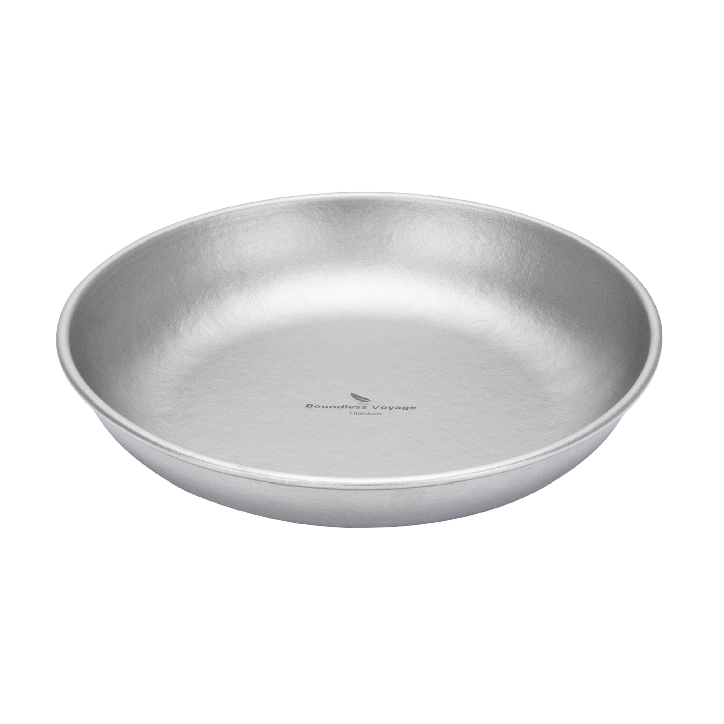 Boundless Voyage Titanium Camping Plate 250ml – Portable Ultralight Dining Bowl for Outdoor Meals & Travel