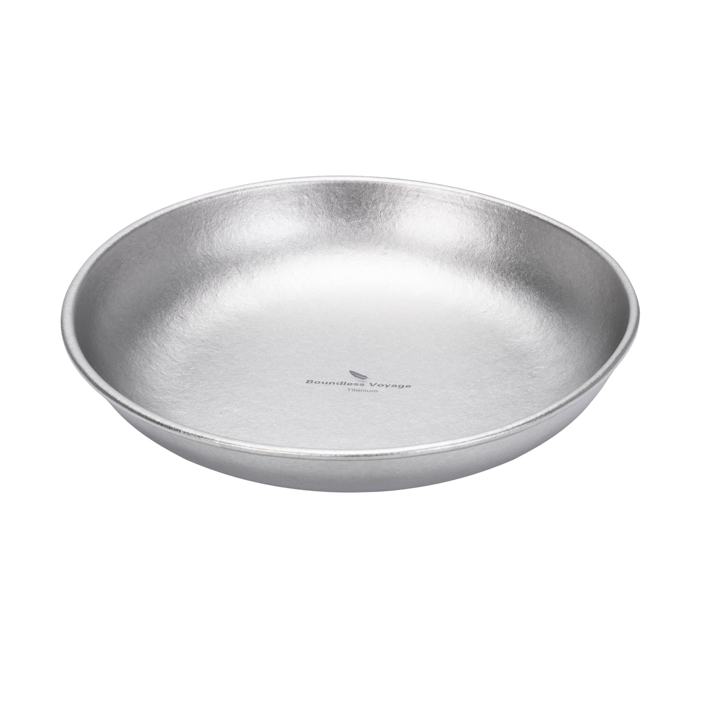 Boundless Voyage Titanium Camping Plate 250ml – Portable Ultralight Dining Bowl for Outdoor Meals & Travel