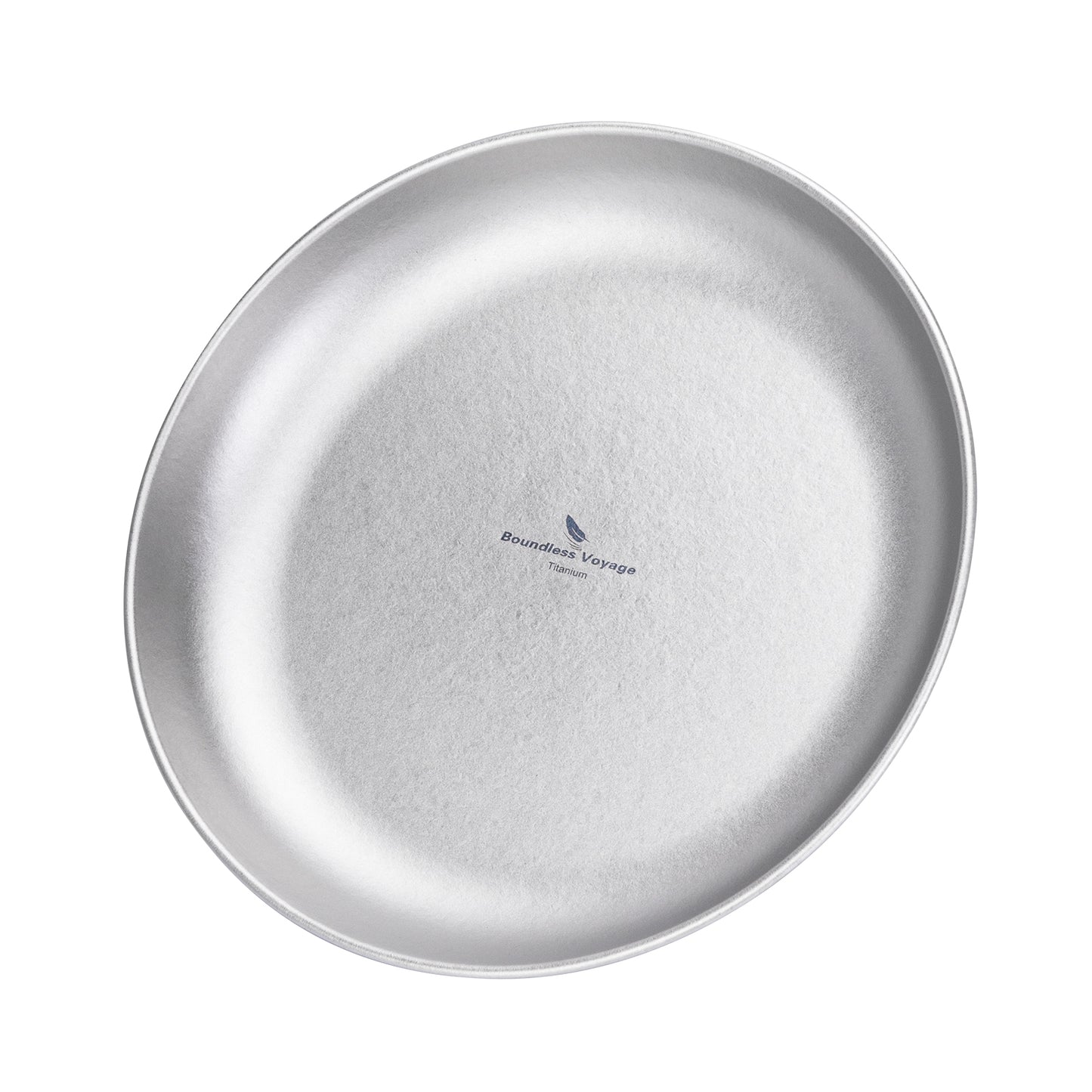 Boundless Voyage Titanium Camping Plate 350ml – Ultralight Outdoor Dining Bowl for Hiking, Backpacking & Travel