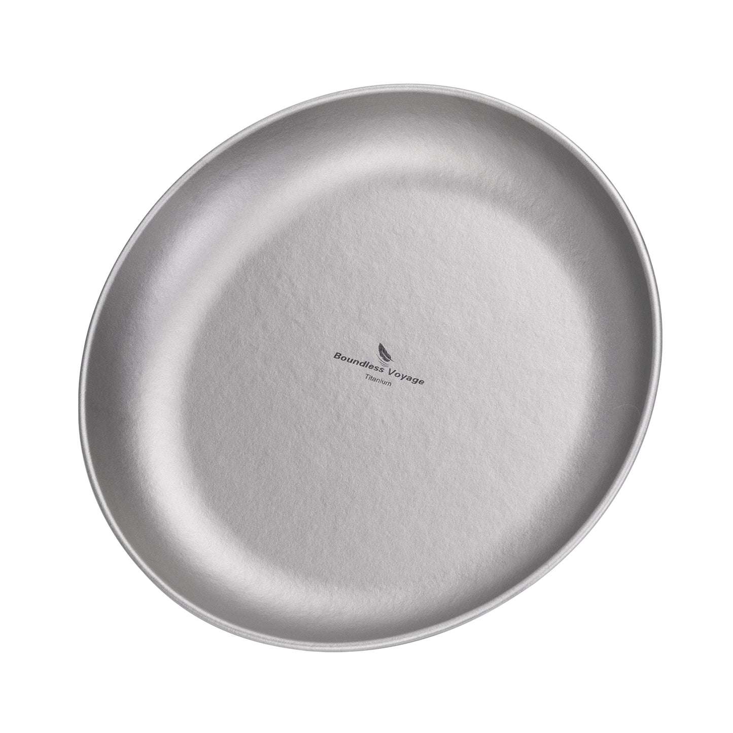 Boundless Voyage Titanium Camping Plate 350ml – Ultralight Outdoor Dining Bowl for Hiking, Backpacking & Travel