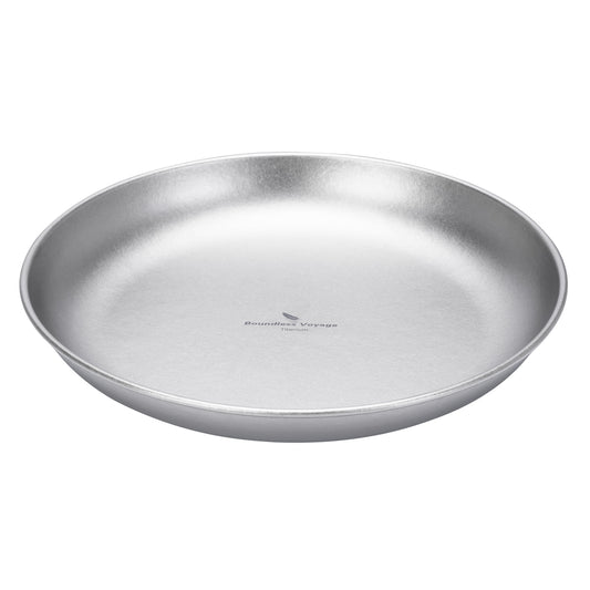 Boundless Voyage Titanium Camping Plate 350ml – Ultralight Outdoor Dining Bowl for Hiking, Backpacking & Travel