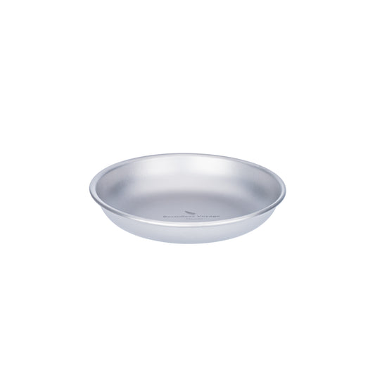 Boundless Voyage Titanium Plates Dishes Saucer Outdoor Camping Home Food Tray Round Dinnerware Hiking Backpacking Travel Portable Durable Tableware Stackable Serving Plates