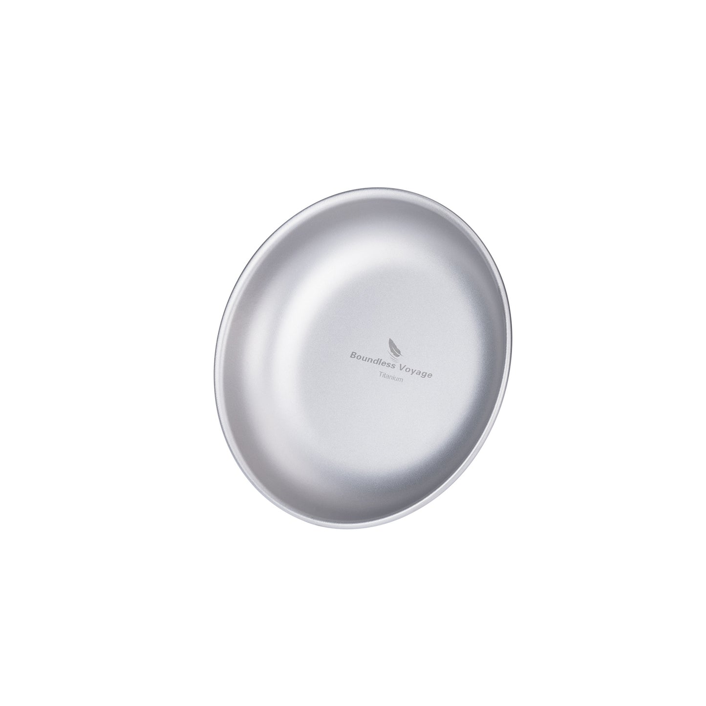 Boundless Voyage Titanium Plates Dishes Saucer Outdoor Camping Home Food Tray Round Dinnerware Hiking Backpacking Travel Portable Durable Tableware Stackable Serving Plates