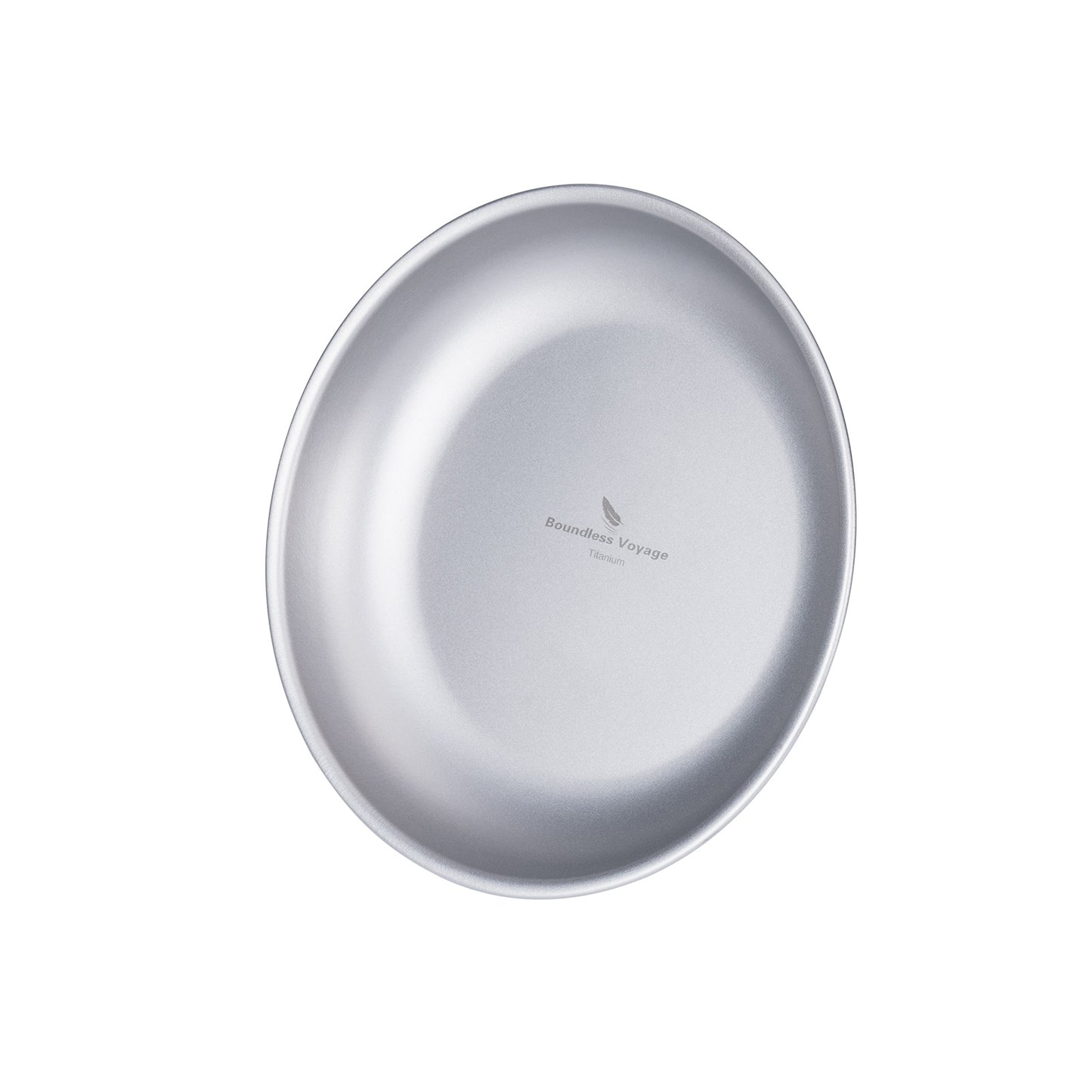 Boundless Voyage Titanium Plates Dishes Saucer Outdoor Camping Home Food Tray Round Dinnerware Hiking Backpacking Travel Portable Durable Tableware Stackable Serving Plates