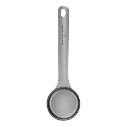 Boundless Voyage Titanium Coffee Scoop Ground Coffee and Beans Measuring Spoon Ice-cream Dessert Tea Sugar Spoon
