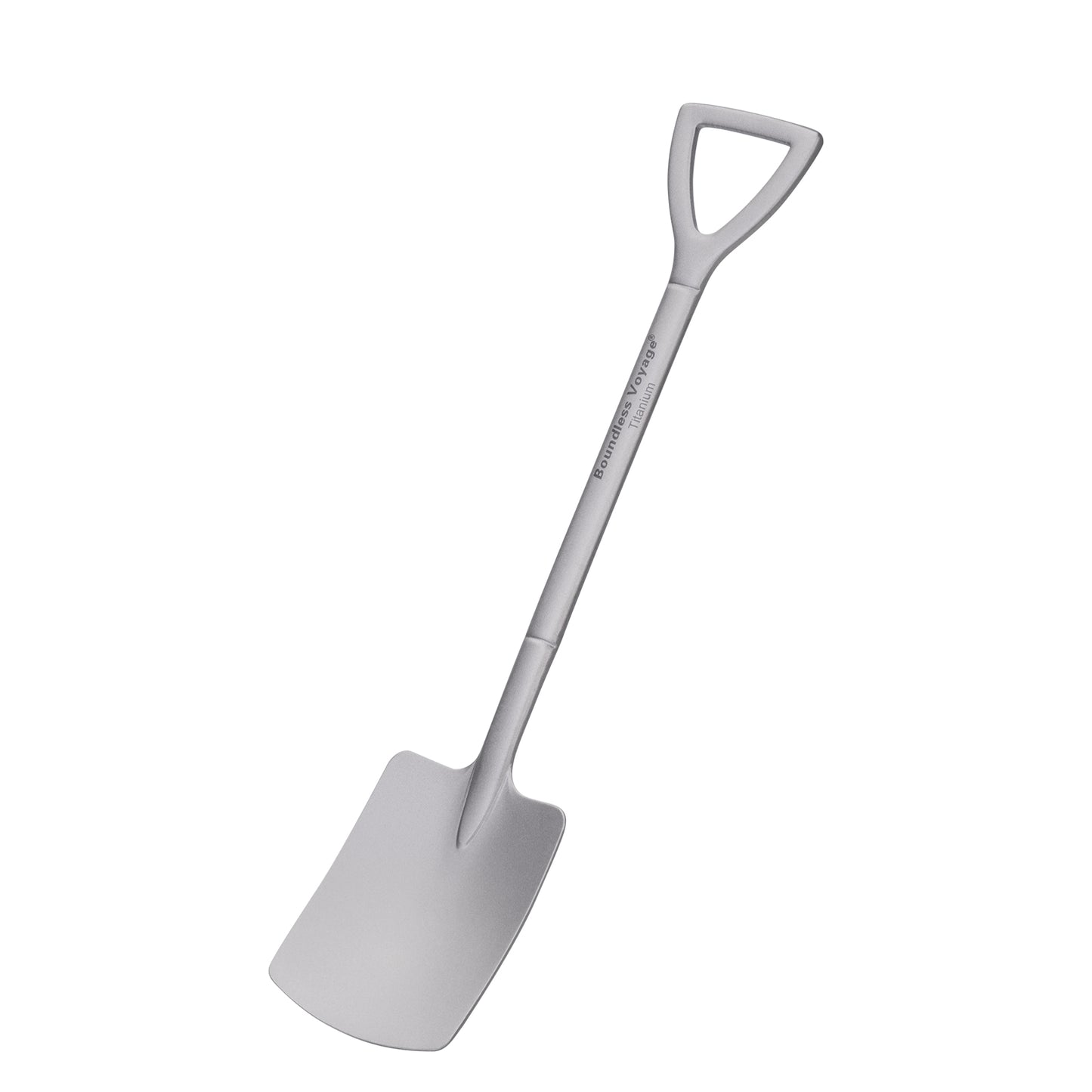 Boundless Voyage Mini Shovel-Shaped Titanium Spoon Creative Cute Dessert, Ice Cream, Fruit, Spoon Lightweight and Durable Tableware  Outdoor Camping Home Used