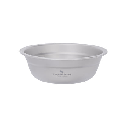 Boundless Voyage 750ml Titanium Bowl Rice Soup Salad Serving Bowl Ultralight Outdoor Camping Travel Durable Portable Tableware
