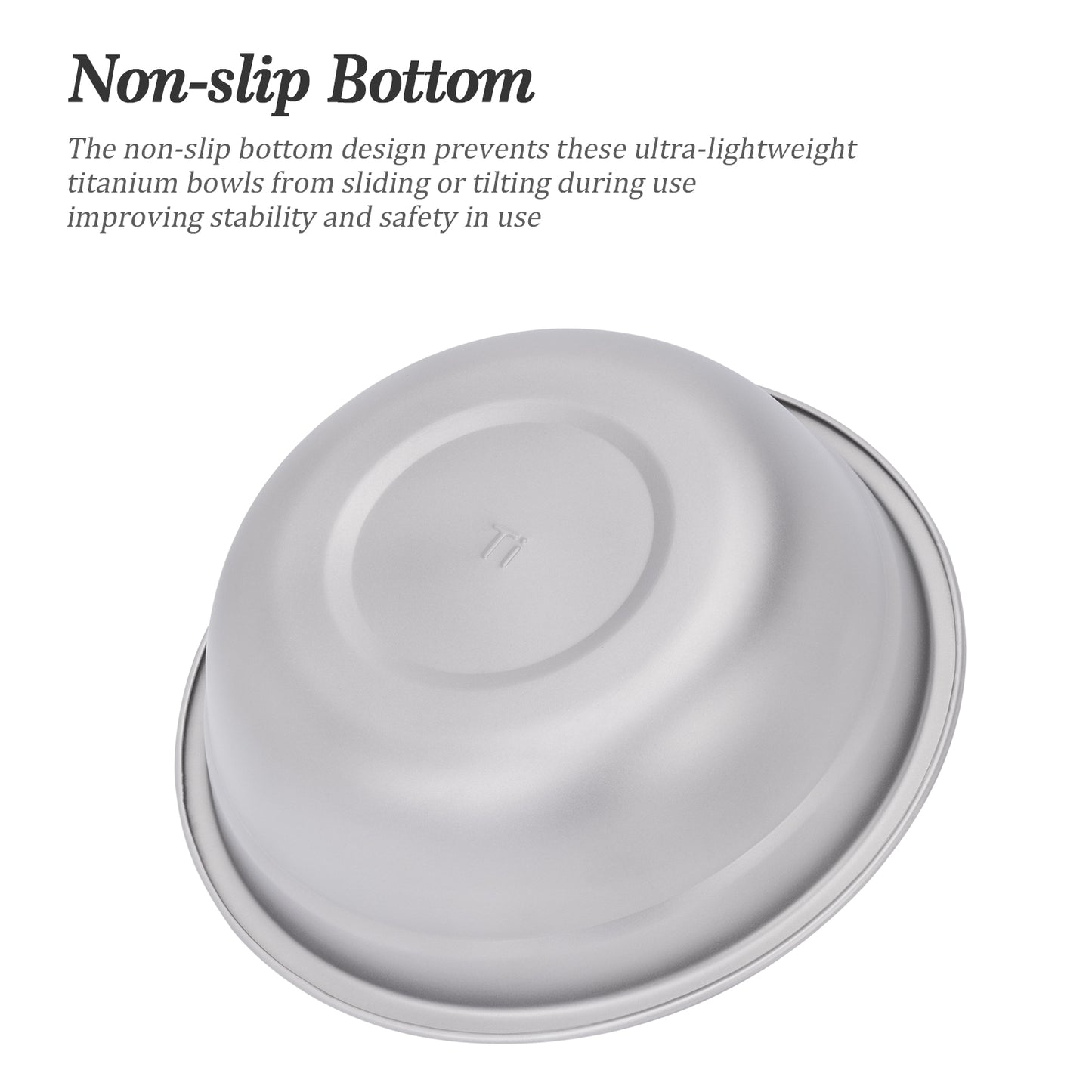 Boundless Voyage 1000ml Titanium Bowl Rice Soup Salad Serving Bowl Ultralight Outdoor Camping Travel Durable Portable Tableware