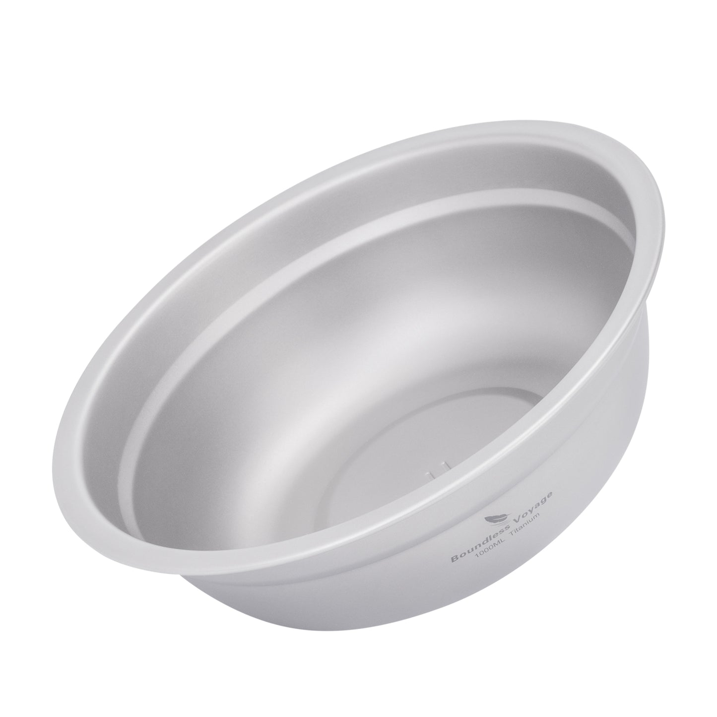 Boundless Voyage 1000ml Titanium Bowl Rice Soup Salad Serving Bowl Ultralight Outdoor Camping Travel Durable Portable Tableware