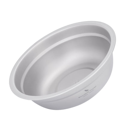Boundless Voyage 1000ml Titanium Bowl Rice Soup Salad Serving Bowl Ultralight Outdoor Camping Travel Durable Portable Tableware